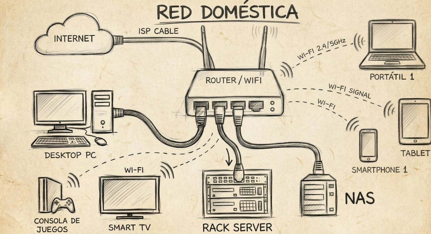 Estructura de red doméstica