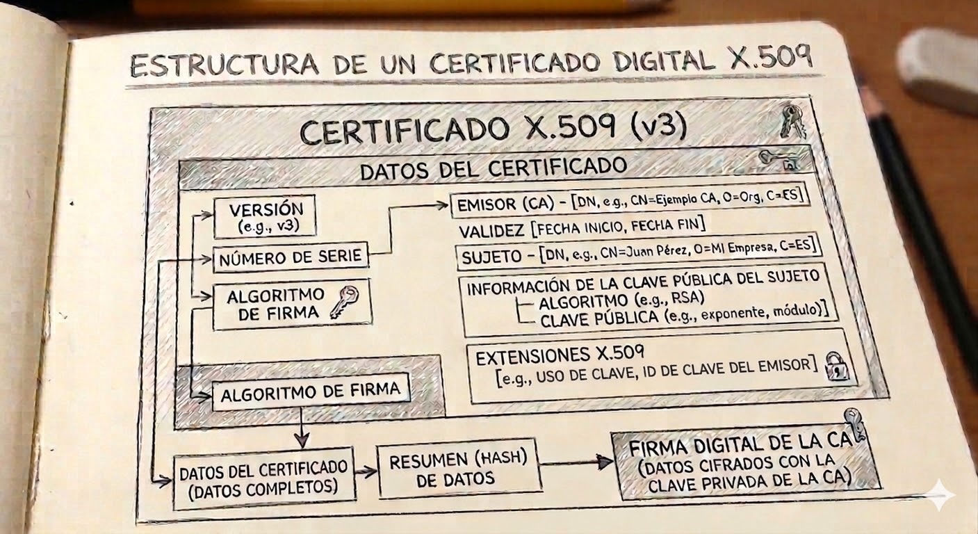 Estructura de un certificado